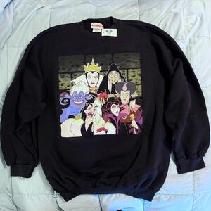 Disney Villains Sweatshirt Vintage Bad Girls NWT ~ NEW with tags! Disneyland 90s